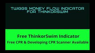 FREE Indicator with buysell signals  Twiggs Money Flow Indicator for ThinkorSwim [upl. by Joette]