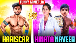 Free Fire Gameplay with V Badge Player HARISCAR vs NAVEEN x HINATA  One Tap Challenge  PVS Gaming [upl. by Yasmeen471]