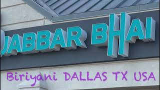 Jabbar Bhai Biriyani Restaurant in Texas USA Vaanga Vaanga [upl. by Clevey100]