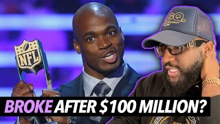 Adrian Peterson Goes Broke After Making Over 100 Million In the NFL Creditors Auction His Stuff 😳 [upl. by Atilehs703]