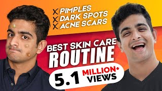 EASY amp BEST Skin Care Routine  Easy Solutions For Pimples Dark Spots and Acne Removal  BeerBiceps [upl. by Attirehs]