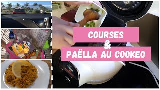 MINI VLOG COURSES ET PAELLA AU COOKEO  By Cook amp Cie with Love [upl. by Sirromad]