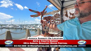 WHHI NEWS  Arts amp Crafts Market at the 68th Annual Beaufort Water Festival 2024  WHHITV [upl. by Hymen]