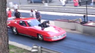 Pro Mod vette Sumerduck dragway 72013 [upl. by Janey]