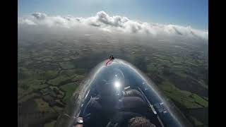 AutoGyro Calidus over UK patchwork landscape [upl. by Maharba]