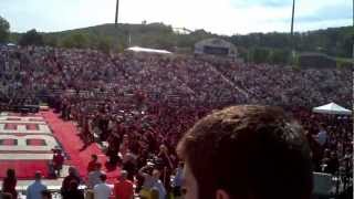 NATIONAL ANTHEM with Pledge of Allegience  Liberty University 2012 Commencement 12 May 2012 [upl. by Bobine170]