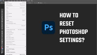 Fix the most issues in Photoshop reset photoshop settings  2023 [upl. by Aicilra]