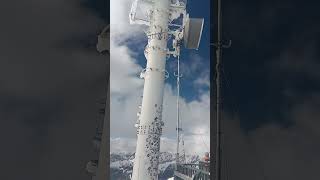 Switzerland diaries zermattmatterhornglacier paradiseat top close viewsnowfall [upl. by Ulu179]