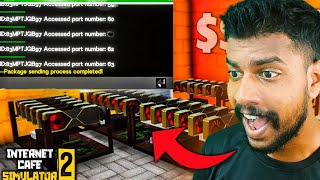 Making Million Dollars With Bitcoin Mining 🤑  Internet Cafe Simulator Malayalam [upl. by Aisatana595]