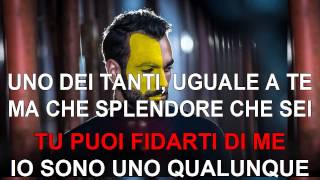 Marco Mengoni  Esseri Umani  Karaoke con testo [upl. by Mcginnis489]