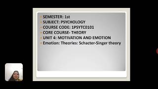 SCHACHTER AND SINGER THEORY OF EMOTIONS [upl. by Piwowar55]