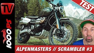 Triumph Scrambler 1200 XC Test  Alpenmasters Vergleich  Scrambler 34 [upl. by Eselahc671]