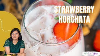 Strawberry Horchata Recipe Pink Horchata [upl. by Jeana]