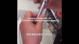 Airless spraying machine extension rod spray gun [upl. by Lonnard]