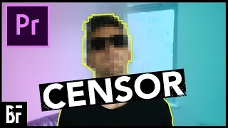 How To Censor People in Premiere Pro Pixel Blurring [upl. by Akerue]