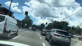 Sydney Tour Street View Drive from Top Ryde to Gladesville via Victoria Road [upl. by Morehouse]