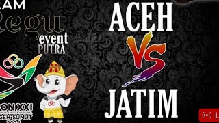 PON ACEH SUMUT 2024 JATIM VS ACEH [upl. by Assirehs]