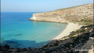 LAMPEDUSA  SPIAGGIA DEI CONIGLI la più bella del mondo  Full HD [upl. by Solley]