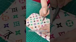 Transforming an LV bag that was thrown away by the employer bag LV restoration [upl. by Naujet]