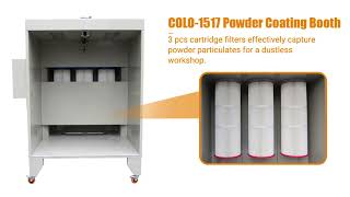 Cartridge Filter Powder Coating Booth [upl. by Cochard]