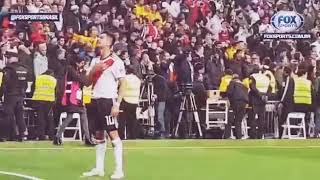 Festejos nunca vistos de River campeon en el Bernabéu [upl. by Odlabso278]