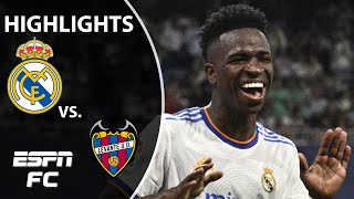 6 GOALS for Real Madrid Vinicius scores 3 and Benzema makes history  LaLiga Highlights  ESPN FC [upl. by Melinda]