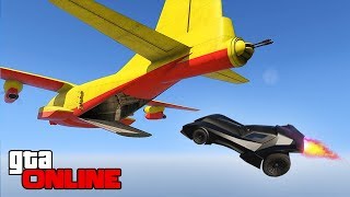 SMUGGLERS RUN DLC  STUNTS AND ANTICS  GTA 5 Online  PC Funny Moments [upl. by Nnayrrehs]