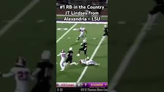 Nation’s 1 RB from Alexandria LA 4⭐️RB and LSUTigersFB commit rolls to 200 and 4TDs in 1 half [upl. by Ladonna]