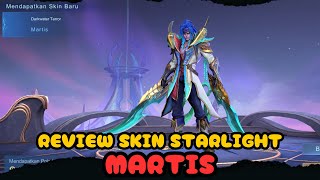 Review skin starlight martis mobile legends indonesia [upl. by Lednew]