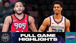 Greensboro Swarm vs Raptors 905  Game Highlights [upl. by Nerat470]