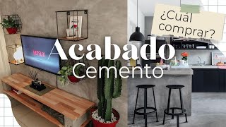 ✅ ¿Quieres poner ACABADOS en TU CASA de CEMENTO PULIDO o Microcemento [upl. by Sophey]