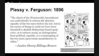 The Supreme Court Precedent Cases Plessy v Ferguson 1896 [upl. by Eadwina79]