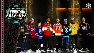 2022 Discover NHL Fountain FaceOff  2022 NHL AllStar Skills Competition [upl. by Alleusnoc]