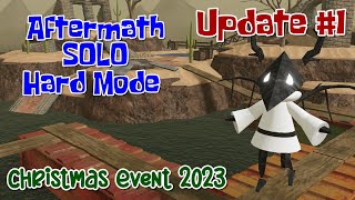 Update1 SOLO no STELLA Aftermath Hard Mode Challenge Christmas Event 2023 Roblox Tower Heroes [upl. by Ardnat]