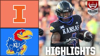 Illinois Fighting Illini vs Kansas Jayhawks  Full Game Highlights [upl. by Zakarias]