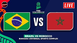 🔴 BRAZIL vs MOROCCO  Quarter Finals FIFA Futsal World Cup 2024 Fixtures Today Preview amp Predictions [upl. by Gomar386]