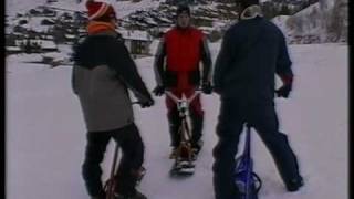 LECON INITIATION AU SNOWSCOOT PARTIE 1 [upl. by Kensell]