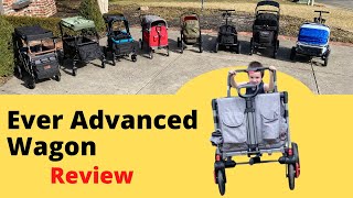 Ever Advanced Foldable Wagon Stroller Wagon Review [upl. by Barfuss]