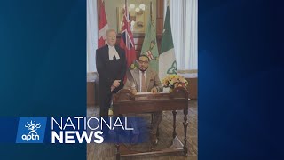 Ontario’s only Indigenous MPP takes issues with oath in ceremony  APTN News [upl. by Blanch]