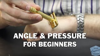 Beginner Wetshaving How To Learn Angle and Pressure for DE Safety amp Straight Razors [upl. by Arianne]