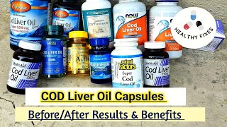 COD Liver Oil Supplements Results Before amp After  COD Liver Oil Benefits  Healthy Fixes [upl. by Airb549]