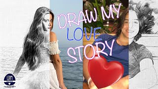 DRAW MY LOVE STORY MI HISTORIA DE AMOR❤️Martina D´Antiochia [upl. by Anned708]