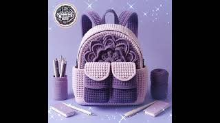 ¡Mochilas de Croché Únicas y con Estilo para Inspirarte ✨🎒 CrochéCreativo ArtesaníaConAmor [upl. by Sirromad]