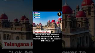 Landmark Judgement on lokadalat amp compromise  2024 Telangana Court [upl. by Tessie]