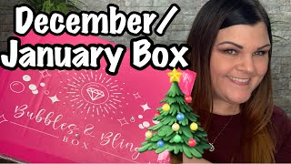 Bubbles amp Bling Box December 2020January 2021 Unboxing [upl. by Evante780]