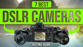 BEST DSLR CAMERAS 7 Dslr Cameras 2023 Buying Guide [upl. by Hsara]