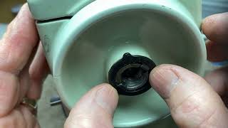 Sewing Machine Bobbinwinder clutch adjustment [upl. by Godber245]