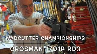 Wadcutter championship with the Crosman 1701P RWS R10 Daisy amp HampN econ 2 [upl. by Atteuqahs]