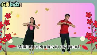 MAKING MELODIES IN MY HEART  Kids Happy Song  Joyful Song  Action Song [upl. by Assinna]