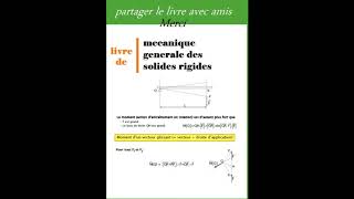 mecanique generale des solides rigides pdf [upl. by Mulvihill]